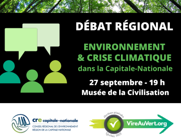 Invitation à un débat régional sur l'environnement et la crise climatique